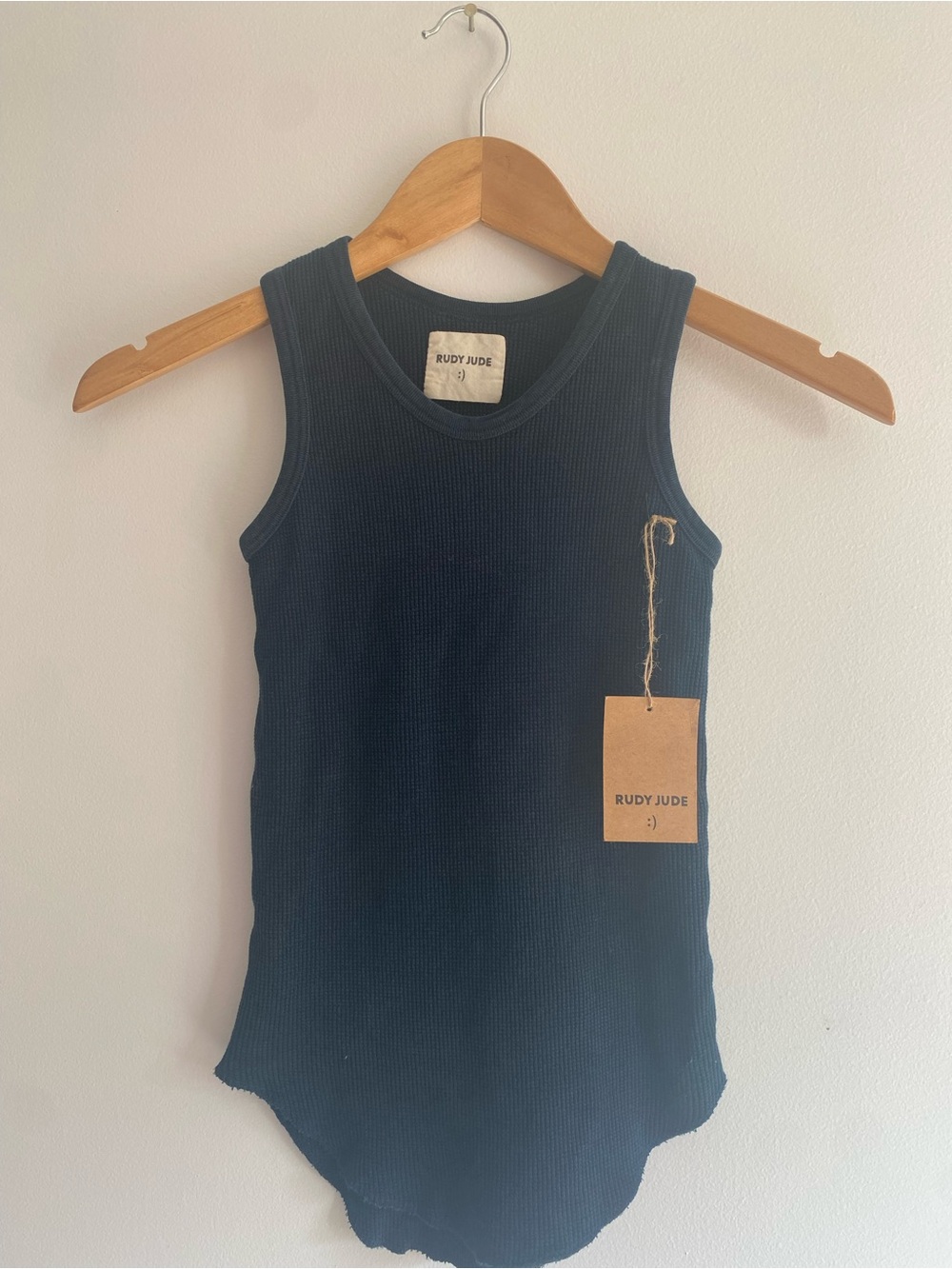 Rudy Jude Indigo Dyed Kids Tank 100% organic cotton -rare.